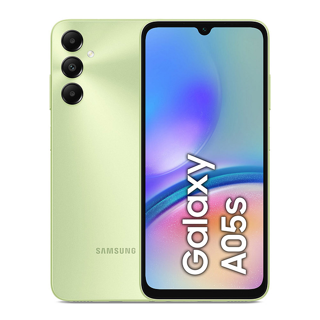 Samsung Galaxy A05s Smartphone Android, Display Infinity-U 6.7'', 4GB RAM, 128GB, Memoria Interna Espandibile fino a 1 TB, Batteria 5.000 mAh, Light Green